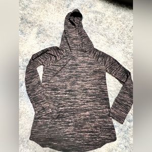Lula Roe Amber Hoodie brown/tan/black mixed color
